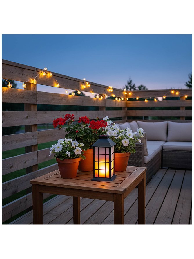 Lampion solarny ogrodowy CANDELIO LED MILKY 1600K IP44 czarna LED2B 