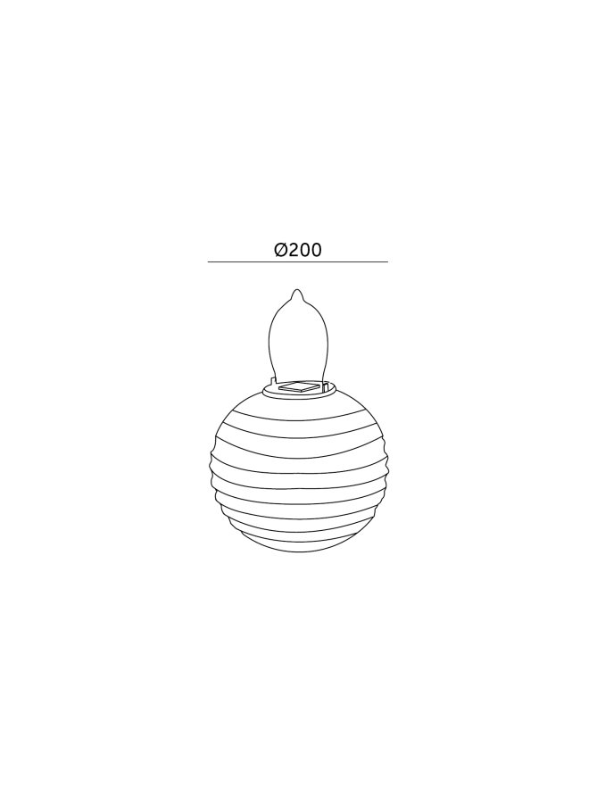 Lampion solarny ogrodowy HARMONY LED 3000K IP44 LED2B 