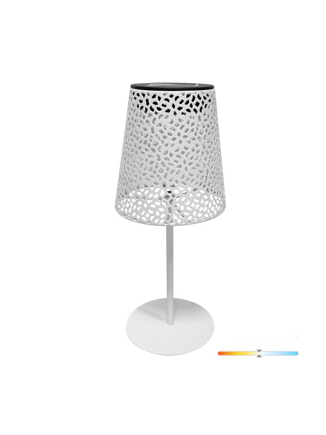 Lampa solarna zewnętrzna LED LUVETRA 4000K IP44 biała LED2B 
