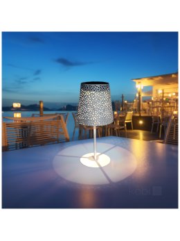 Lampa solarna zewnętrzna LED LUVETRA 4000K IP44 biała LED2B 