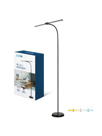 Lampa podłogowa stojąca TEILO 2 14W 3CCT czarna LED2B 