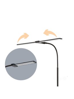 Lampka biurkowa LED TENUIX DUO 2 14W CCT czarna LED2B 