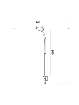 Lampka biurkowa LED TENUIX DUO 2 14W CCT czarna LED2B 