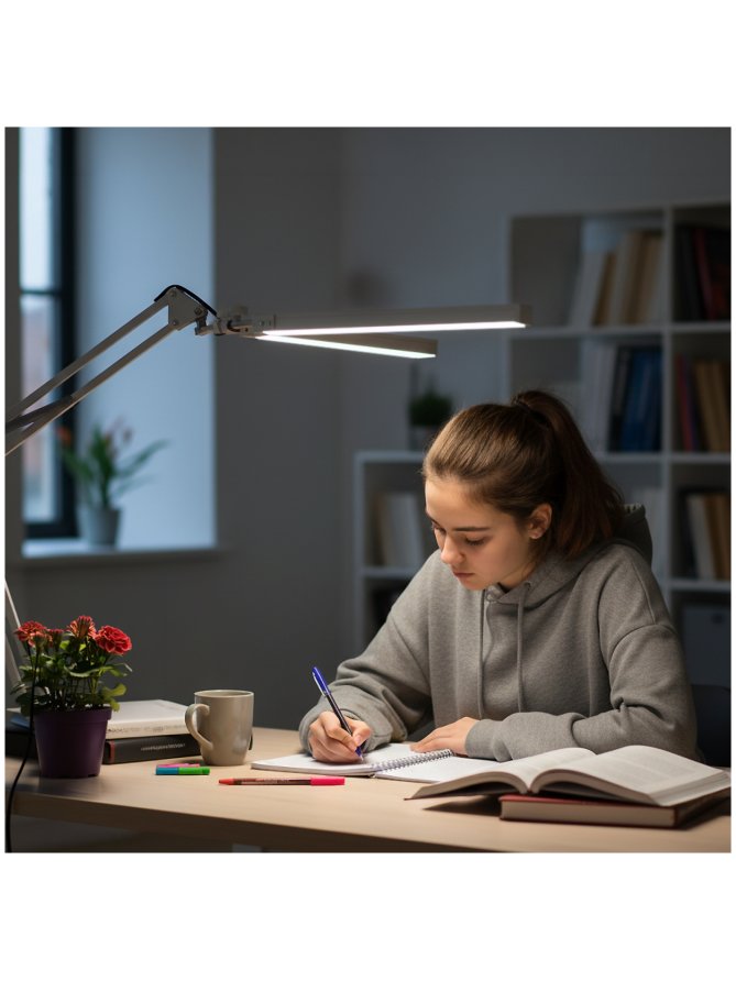 Lampka biurkowa LED TENUIX DUO 14W 3CCT biała LED2B 