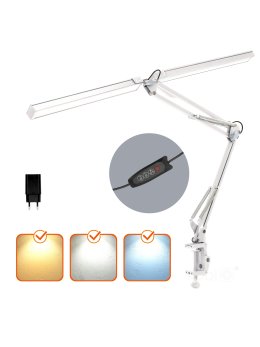 Lampka biurkowa LED TENUIX DUO 14W 3CCT biała LED2B 