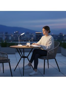 Lampka biurkowa LED VISUA DESK 5W biała LED2B 