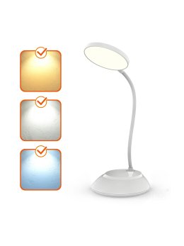 Lampka biurkowa LED VISUA DESK 5W biała LED2B 