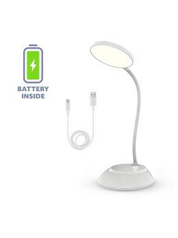 Lampka biurkowa LED VISUA DESK 5W biała LED2B 