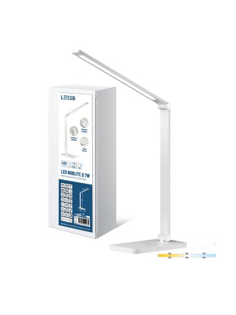 Lampka biurkowa NOBLITE Q 7W CCT biała LED2B 