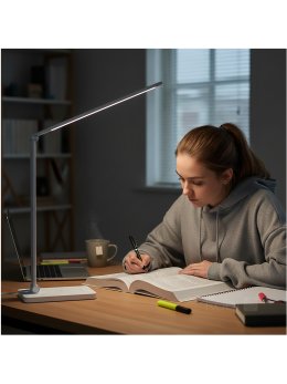 Lampka biurkowa NOBLITE Q 7W CCT biała LED2B 