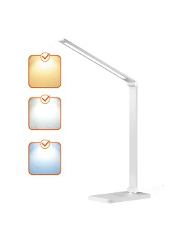 Lampka biurkowa NOBLITE Q 7W CCT biała LED2B 