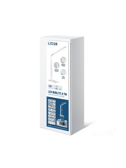 Lampka biurkowa NOBLITE Q 7W CCT biała LED2B 