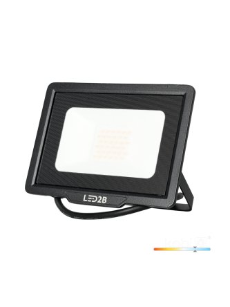 Naświetlacz LED halogen zewnętrzny MH 30W 6500K IP65 czarny LED2B 