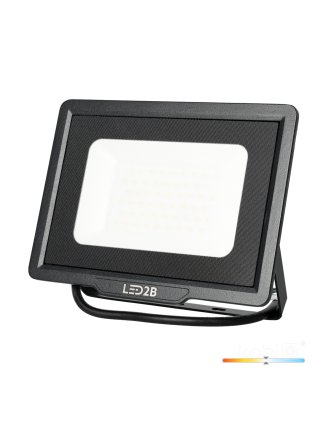 Naświetlacz LED halogen zewnętrzny MH 50W 4000K IP65 czarny LED2B 