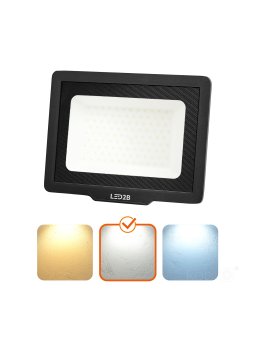 Naświetlacz LED halogen zewnętrzny MH 100W 4000K IP65 czarny LED2B 
