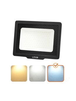 Naświetlacz LED halogen zewnętrzny MH 100W 6500K IP65 czarny LED2B 