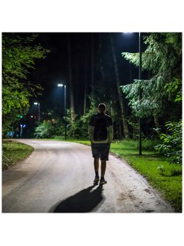 Lampa uliczna solarna z czujnikiem ruchu LED URBI 8W 6500K IP54 LED2B 