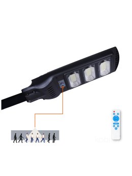 Lampa uliczna solarna z czujnikiem ruchu LED URBI 8W 6500K IP54 LED2B 