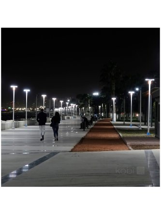Lampa solarna parkowa LUVIA LED 15W 6500K IP54 LED2B  2