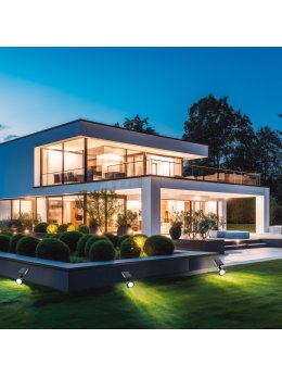 Lampa solarna wbijana LED LANCE 6000K IP44 LED2B 
