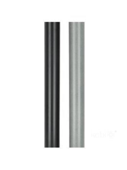 Przedłużka do słupa oświetleniowego BASE SV 1m Fi 76 mm czarna Kobi 