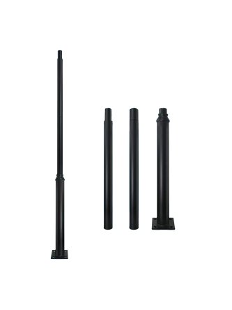 Słup oświetleniowy stalowy modułowy BASE SV 3m Fi 60 mm czarny Kobi 