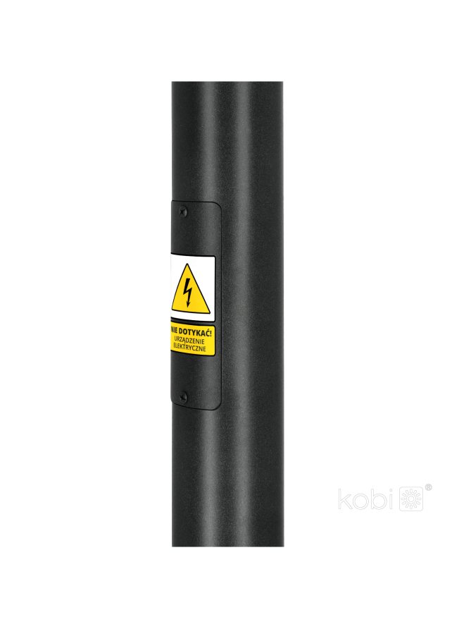 Słup oświetleniowy stalowy modułowy BASE SV 3m Fi 60 mm czarny Kobi 