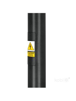 Słup oświetleniowy stalowy modułowy BASE SV 3m Fi 60 mm czarny Kobi 
