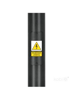 Słup oświetleniowy stalowy modułowy BASE SV 3m Fi 60 mm czarny Kobi 