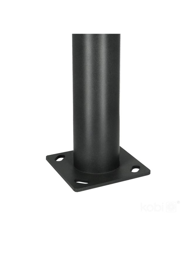 Słup oświetleniowy stalowy modułowy BASE SV 3m Fi 60 mm czarny Kobi 
