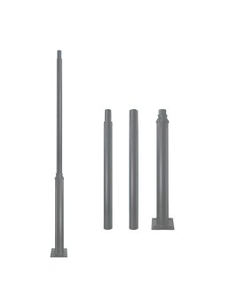Słup oświetleniowy stalowy modułowy BASE SV 3m Fi 60 mm szary Kobi 