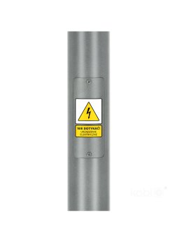 Słup oświetleniowy stalowy modułowy BASE SV 3m Fi 60 mm szary Kobi 