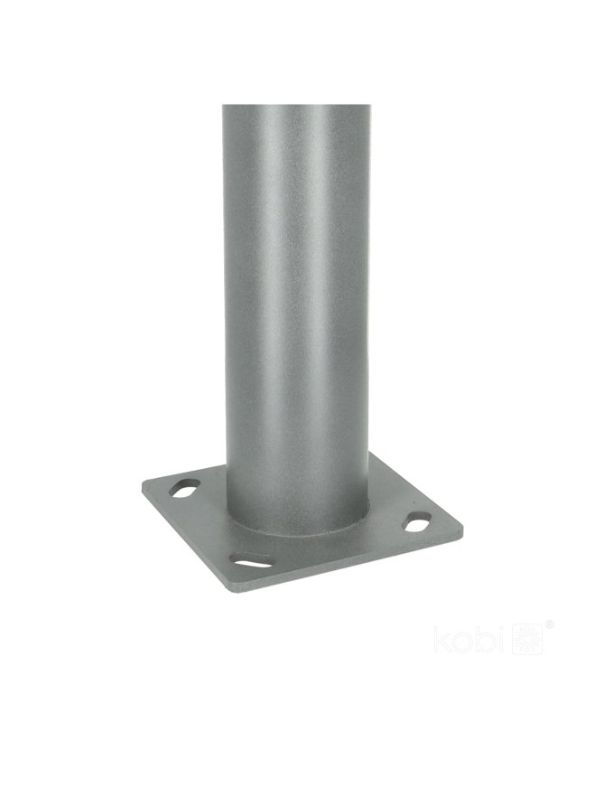 Słup oświetleniowy stalowy modułowy BASE SV 3m Fi 60 mm szary Kobi 