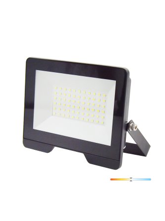 Naświetlacz LED halogen zewnętrzny 50W 4000K IP65 czarny LED2B RED 