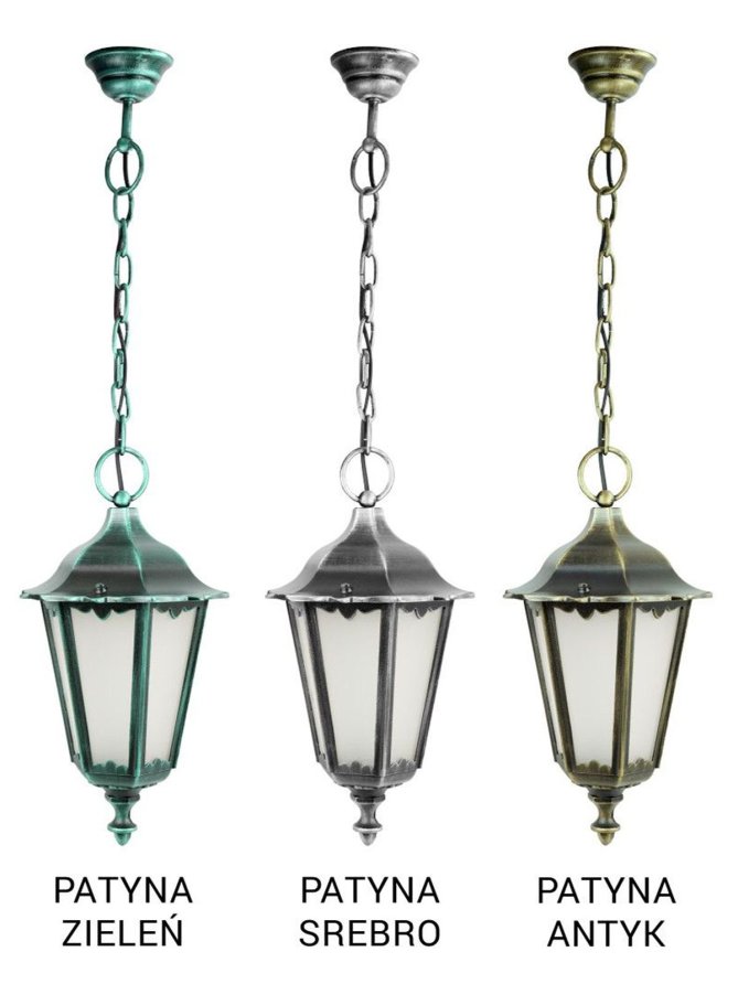Lampa zewnętrzna wisząca ogrodowa Retro Classic K 1018/1/D - LEDco.pl