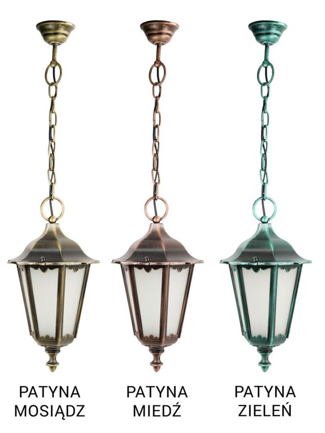 Lampa zewnętrzna wisząca ogrodowa Retro Classic K 1018/1/D - LEDco.pl