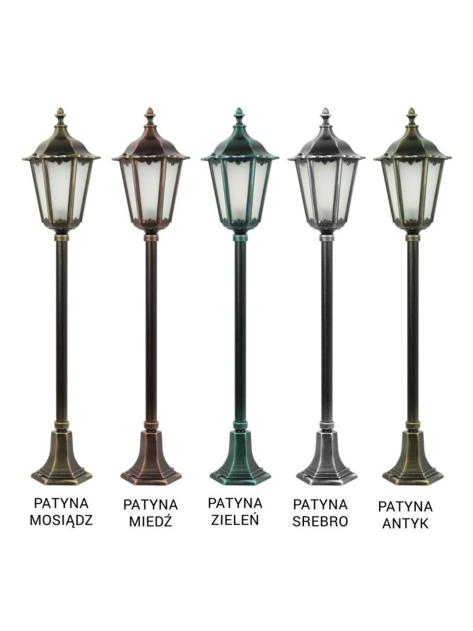 Lampa ogrodowa klasyczna Retro Classic 114cm K 5002/2 - LEDco.pl