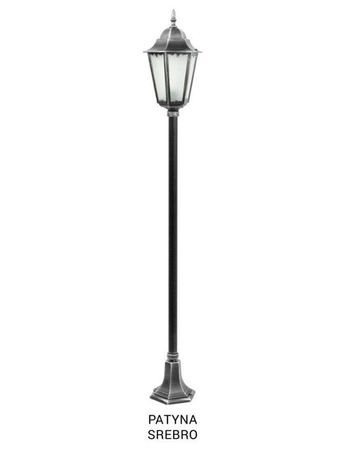 Lampa ogrodowa klasyczna Retro Classic II 165cm K 5002/1/H - LEDco.pl