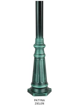 Latarnia Retro Classic 195-295cm OGMWN3 klasyczna potrójna - sklep LEDco.pl