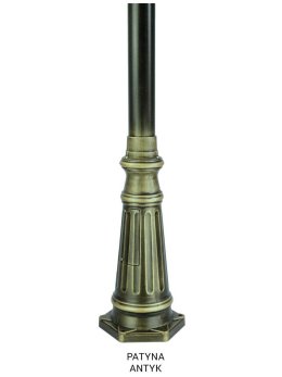 Latarnia Retro Classic 195-295cm OGMWN3 klasyczna potrójna - sklep LEDco.pl