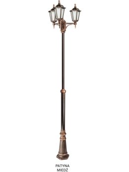 Latarnia Retro Classic 195-295cm OGMWN3 klasyczna potrójna - sklep LEDco.pl