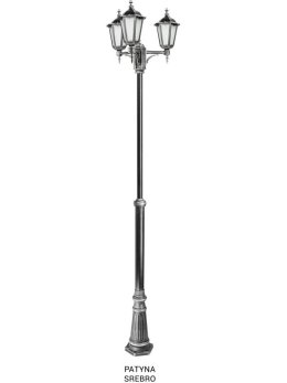 Latarnia Retro Classic 195-295cm OGMWN3 klasyczna potrójna - sklep LEDco.pl