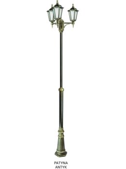 Latarnia Retro Classic 195-295cm OGMWN3 klasyczna potrójna - sklep LEDco.pl