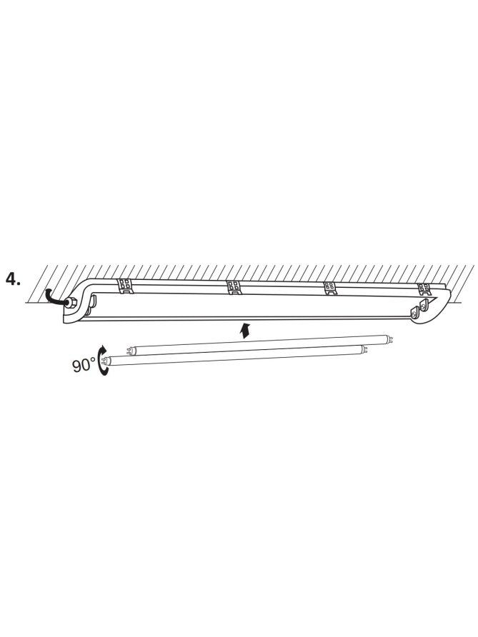 Oprawa IP65 120cm do świetlówek LED T8 do hali magazynu - LEDco.pl