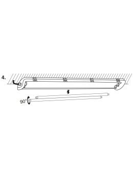 Oprawa IP65 120cm do świetlówek LED T8 do hali magazynu - LEDco.pl