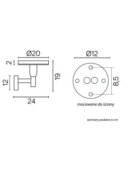 Kinkiet elewacyjny LED RONDO II 12W zmienna barwa CCT | LEDco.pl