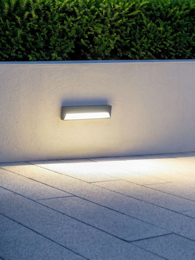 Lampa schodowa natynkowa MUR LONG 32cm 10W IP65 CCT | sklep LEDco.pl