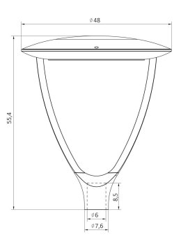 Głowica lampy parkowej URAN 60W 4000K IP65 | sklep LEDco.pl