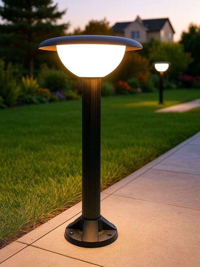 Słupek ogrodowy FEBE 113cm IP65 czarny wymienna żarówka E27 LEDco.pl