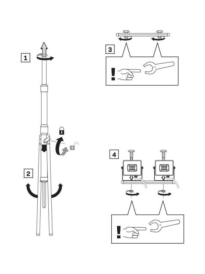 Statyw zestaw LED 140cm tripod regulowana wysokość - LEDco.pl
